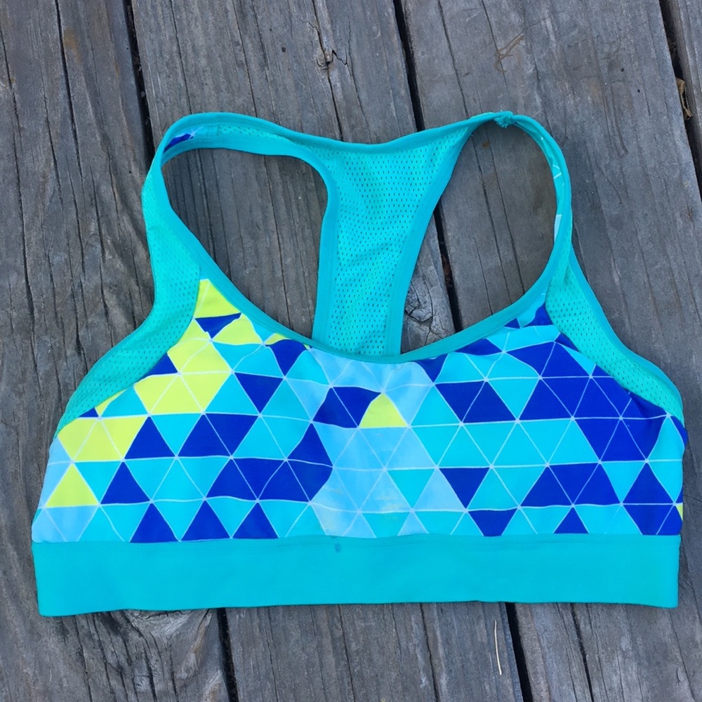 Turquoise Sports Bra